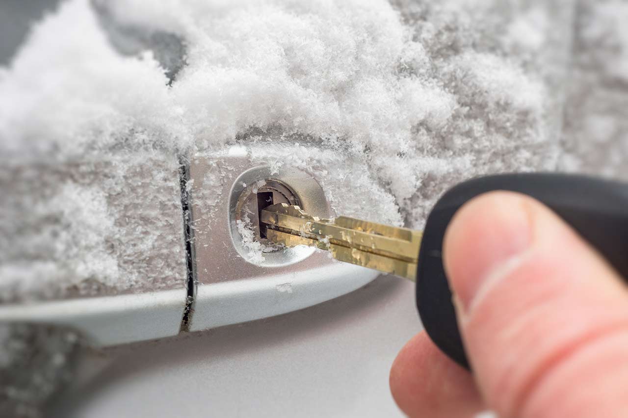 Frozen Car Lock