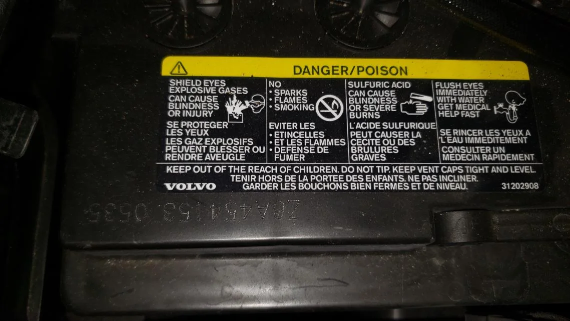 date sticker on car battery