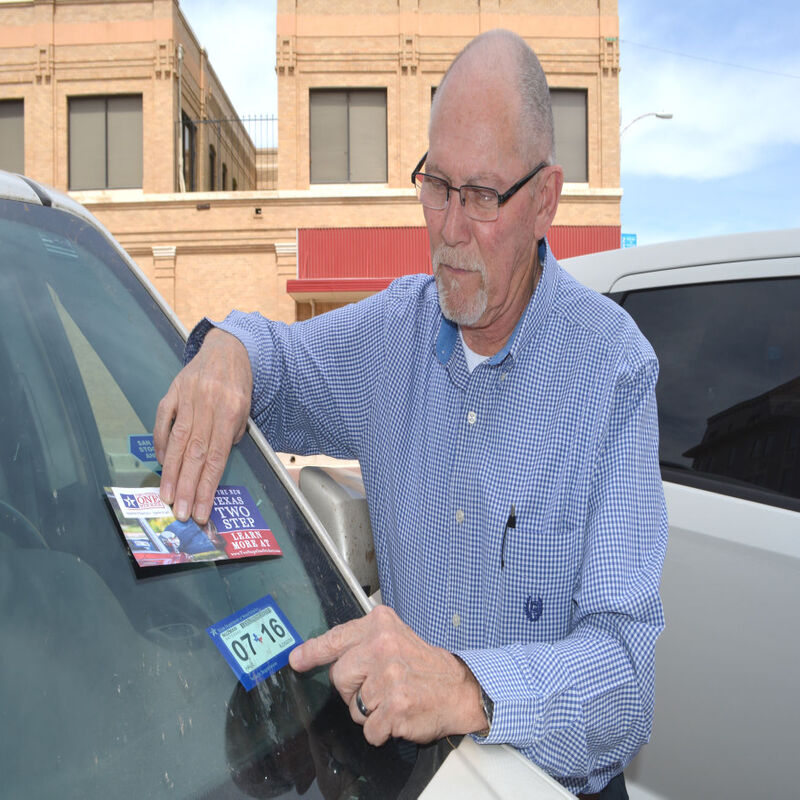 Place a Registration Sticker on Your Car