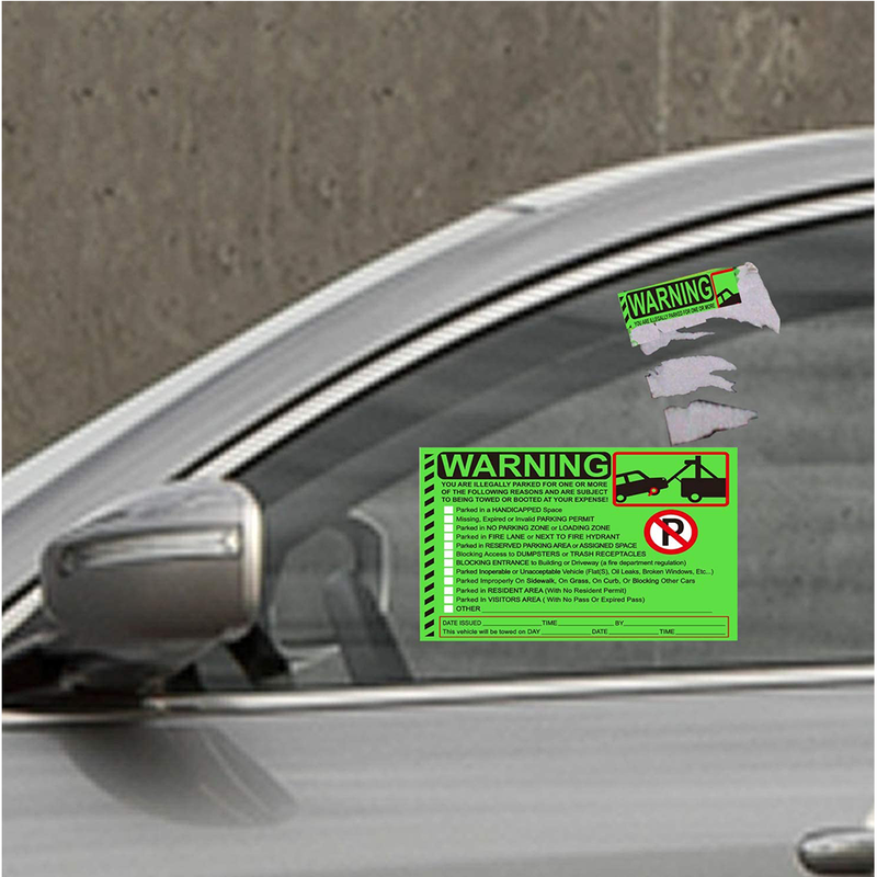 Green Sticker on Cars