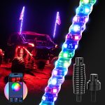 spiral LED whip light